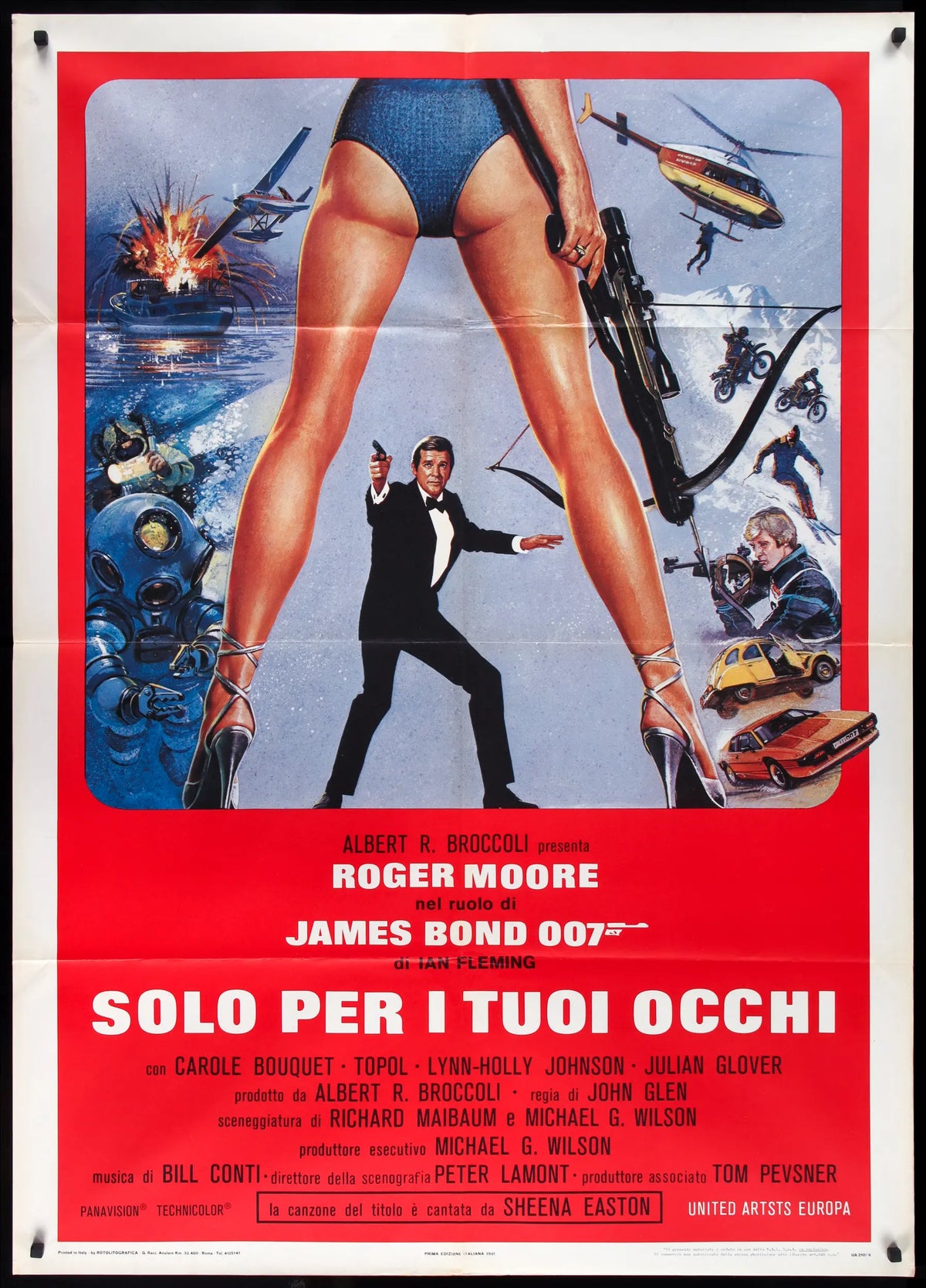 For Your Eyes Only (1981) original movie poster for sale at Original Film Art - Vintage Movie Posters
