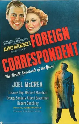 Foreign Correspondent (1940) original movie poster for sale at Original Film Art