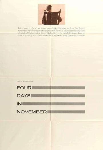 Four Days in November (1964) original movie poster for sale at Original Film Art - Vintage Movie Posters