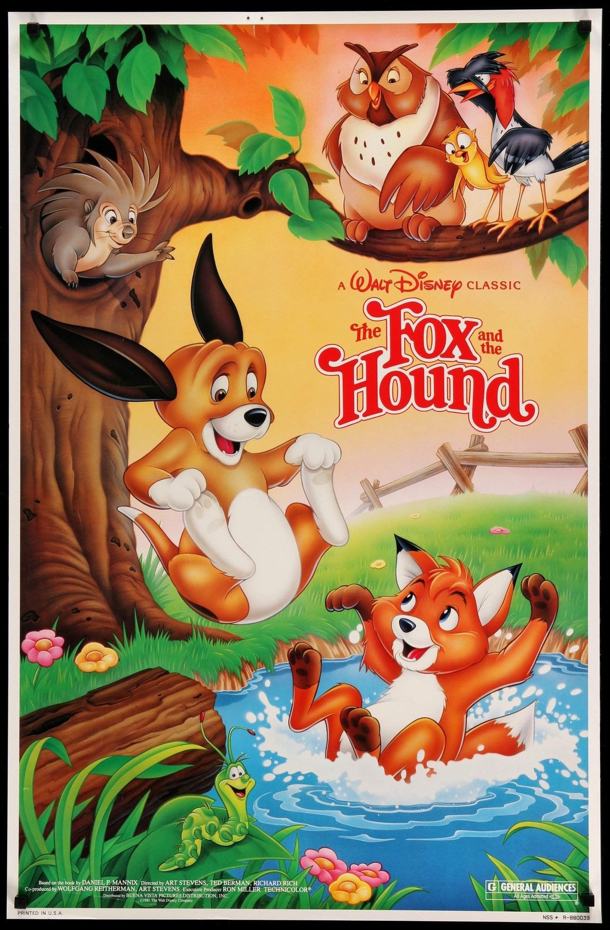 Fox and the Hound (1981) original movie poster for sale at Original Film Art