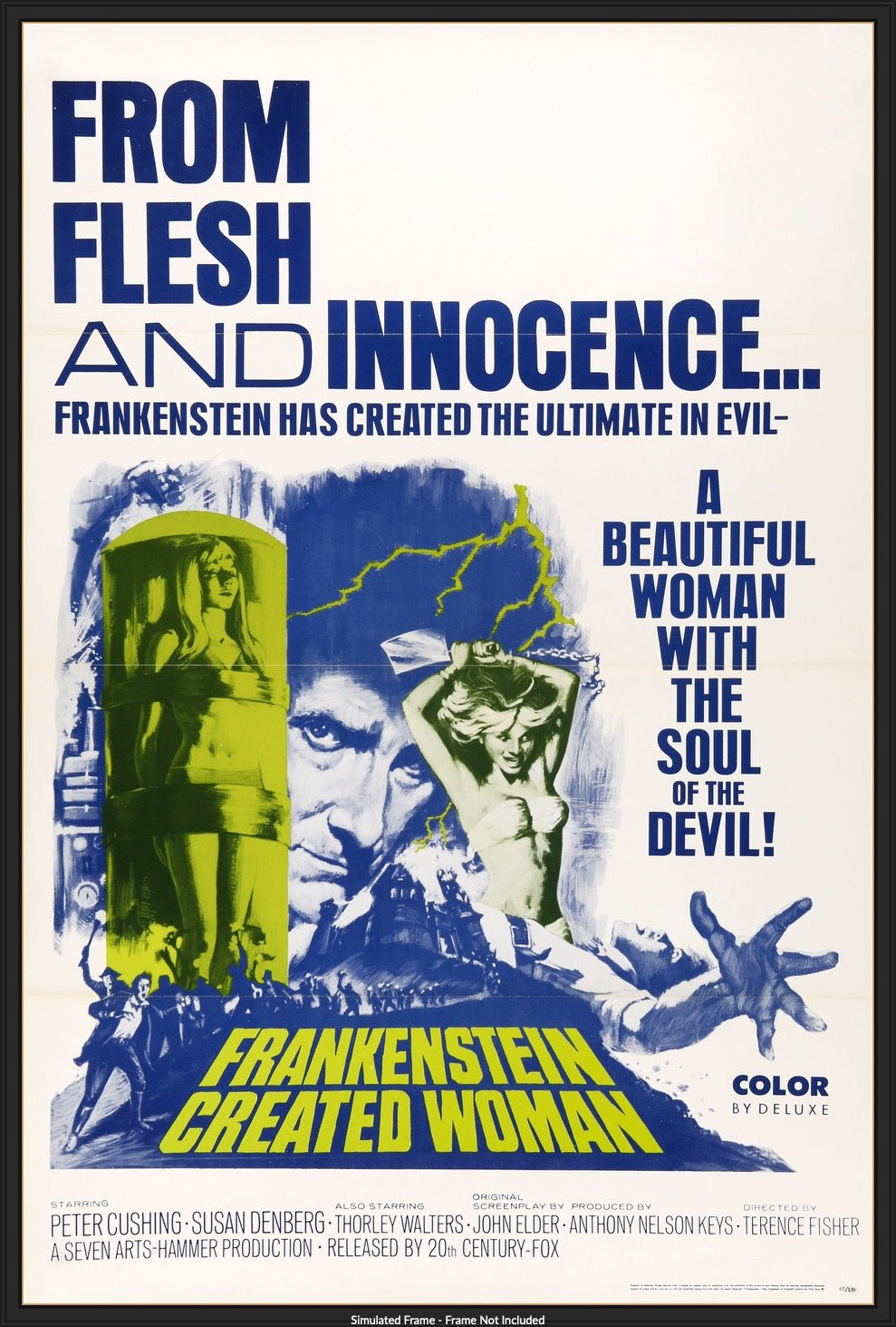 Frankenstein Created Woman (1967) original movie poster for sale at Original Film Art