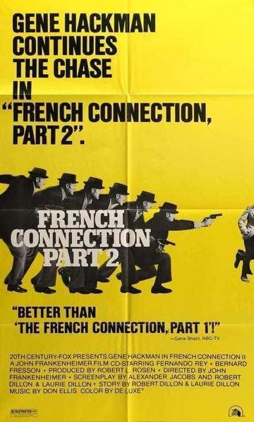 French Connection II (1975) original movie poster for sale at Original Film Art - Vintage Movie Posters