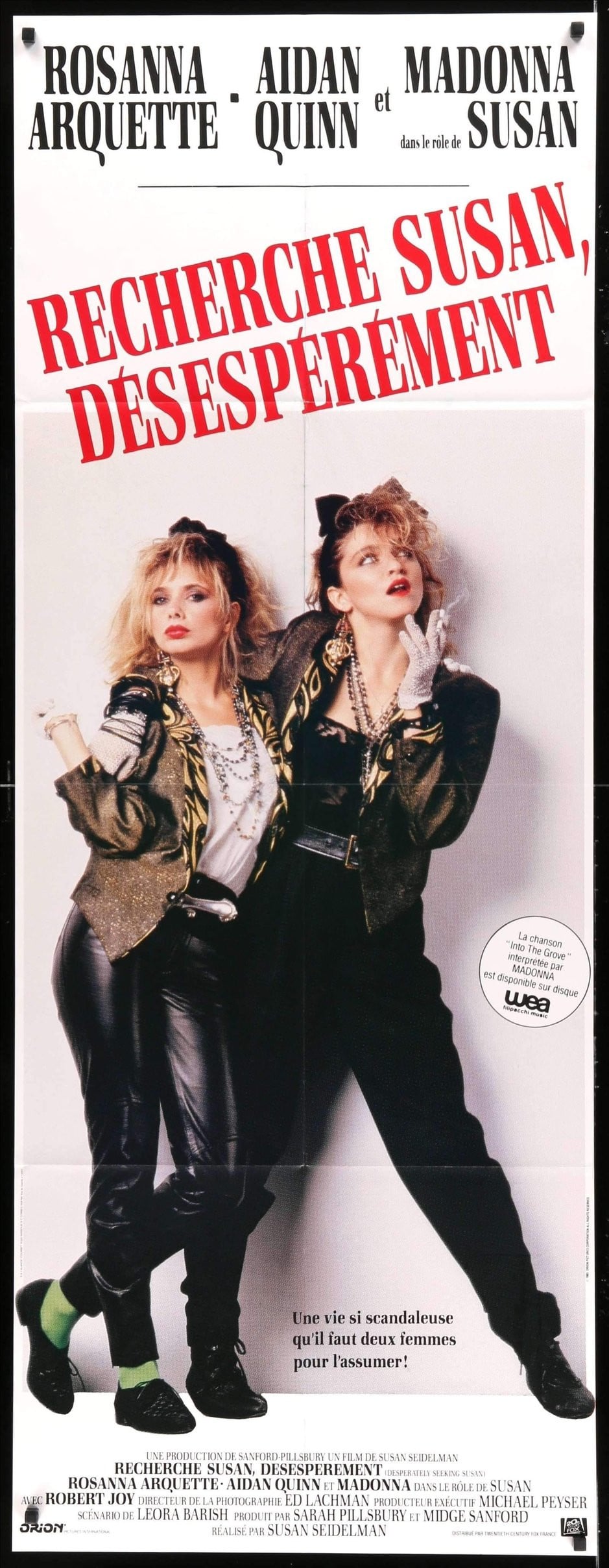 Desperately Seeking Susan (1985) original movie poster for sale at Original Film Art - Vintage Movie Posters