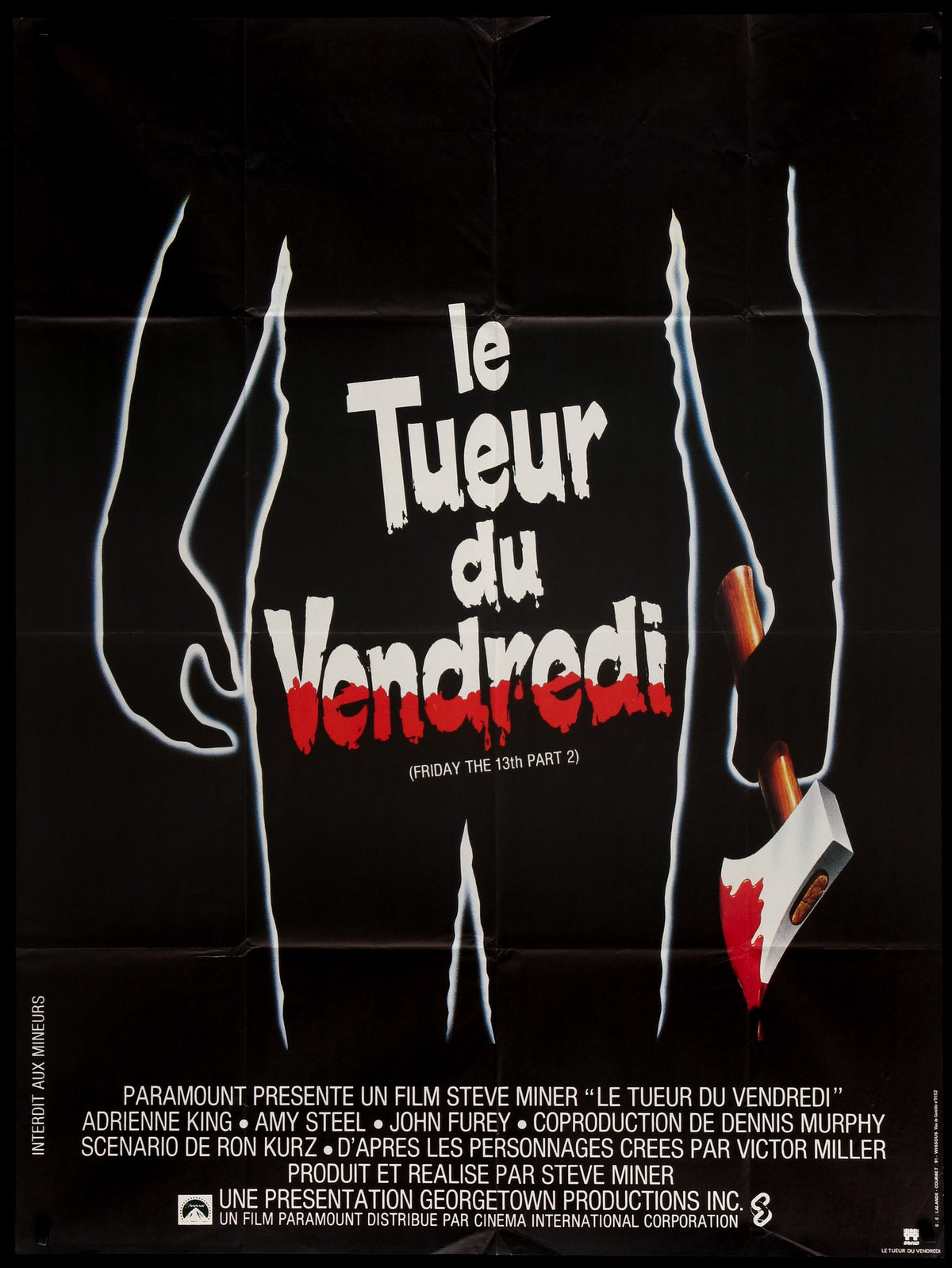 Friday the 13th Part 2 (1981) original movie poster for sale at Original Film Art - Vintage Movie Posters