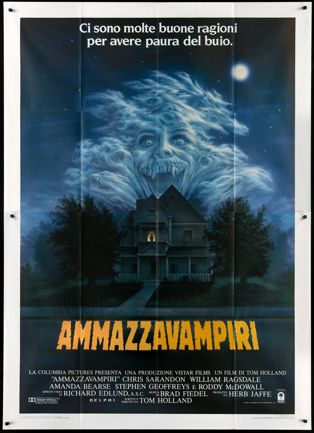 Fright Night (1985) original movie poster for sale at Original Film Art - Vintage Movie Posters