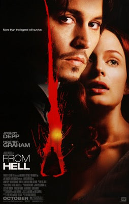 From Hell (2001) original movie poster for sale at Original Film Art - Vintage Movie Posters