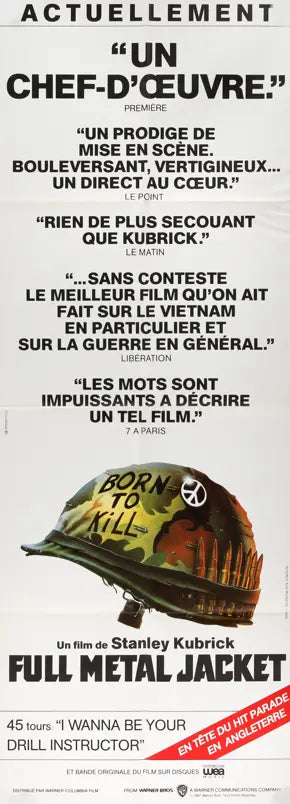 Full Metal Jacket (1987) original movie poster for sale at Original Film Art - Vintage Movie Posters