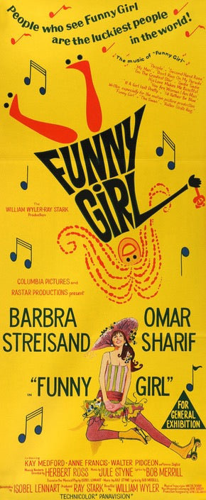 Funny Girl (1968) original movie poster for sale at Original Film Art - Vintage Movie Posters