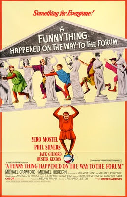 Funny Thing Happened on the Way to the Forum (1966) original movie poster for sale at Original Film Art - Vintage Movie Posters