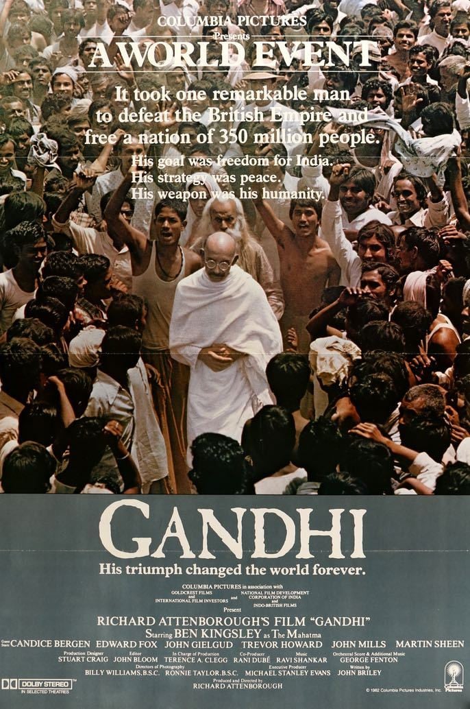 Gandhi (1982) original movie poster for sale at Original Film Art - Vintage Movie Posters