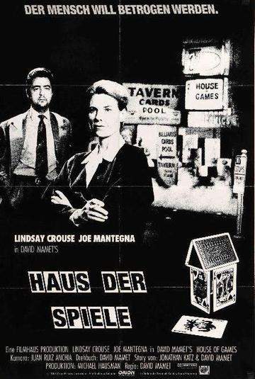 House of Games (1987) original movie poster for sale at Original Film Art - Vintage Movie Posters