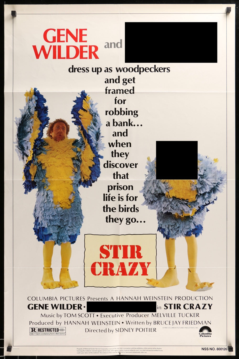 Stir Crazy (1980) original movie poster for sale at Original Film Art - Vintage Movie Posters