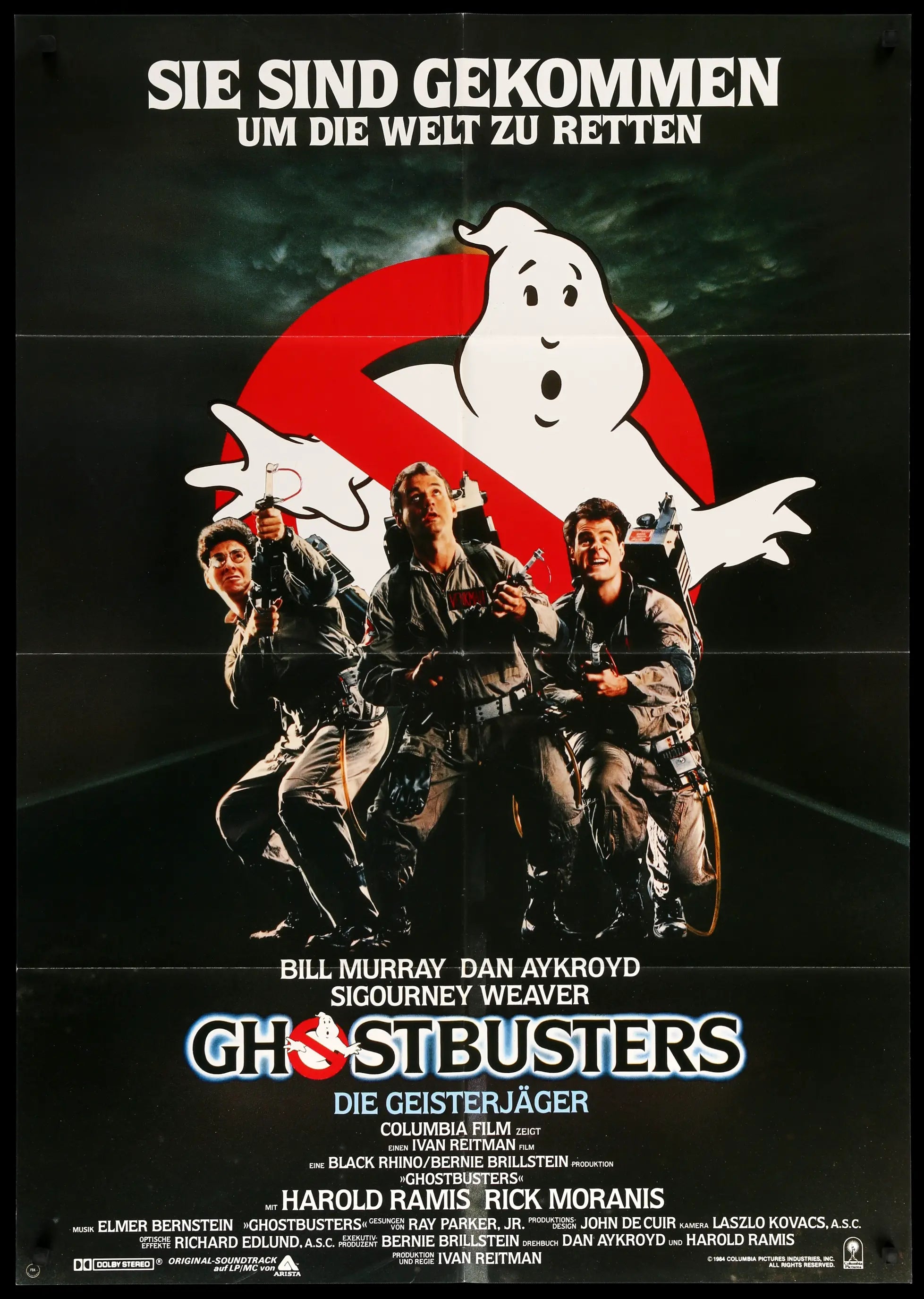 ghostbusters 1984 thai poster