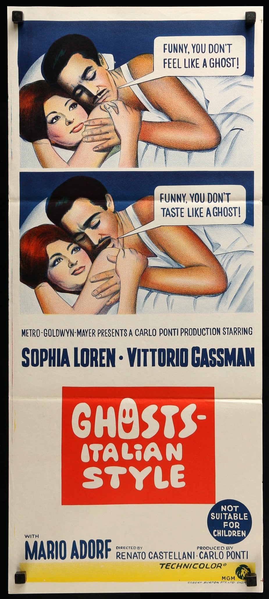 Ghosts - Italian Style (1967) original movie poster for sale at Original Film Art - Vintage Movie Posters