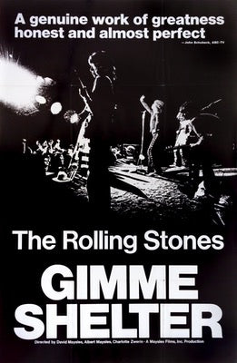 Gimme Shelter (1970) original movie poster for sale at Original Film Art