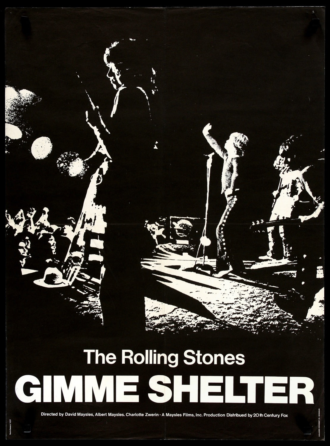 Gimme Shelter (1970) original movie poster for sale at Original Film Art - Vintage Movie Posters