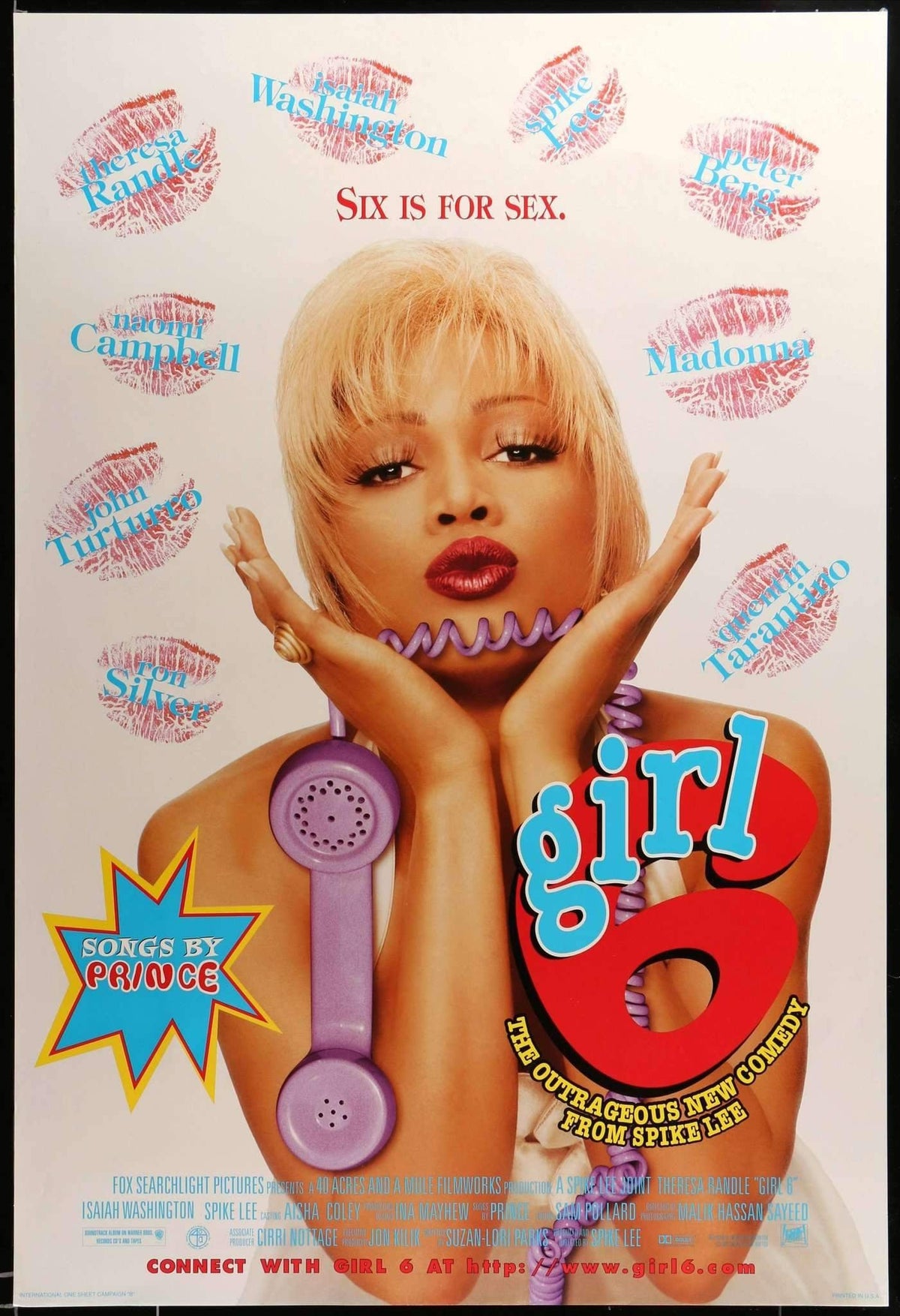 Girl 6 (1996) original movie poster for sale at Original Film Art - Vintage Movie Posters