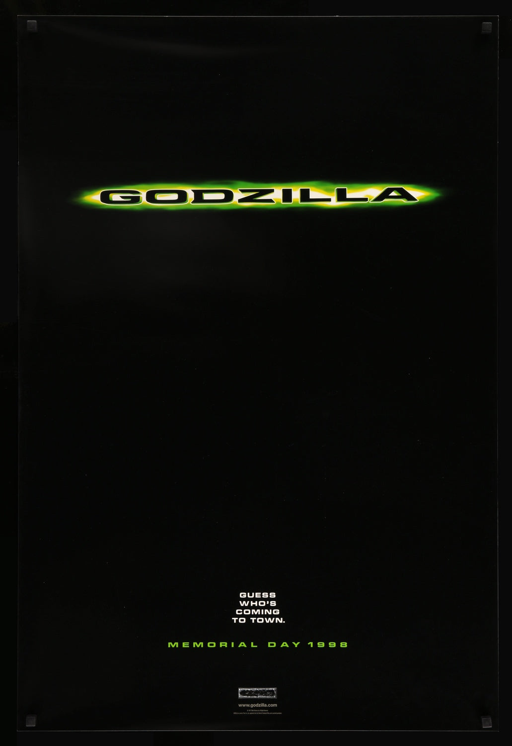 Godzilla (1998) original movie poster for sale at Original Film Art - Vintage Movie Posters