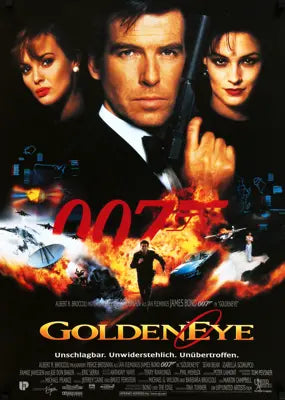 GoldenEye (1995) original movie poster for sale at Original Film Art - Vintage Movie Posters