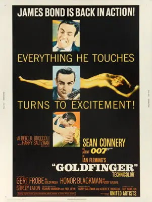 Goldfinger (1964) original movie poster for sale at Original Film Art