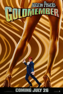 Austin Powers in Goldmember (2002) original movie poster for sale at Original Film Art