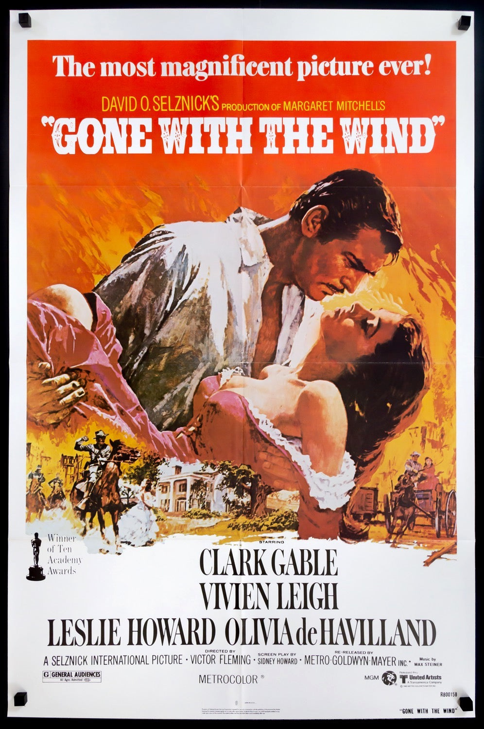 Gone with the Wind (1939) original movie poster for sale at Original Film Art