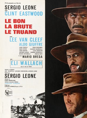 Good, the Bad and the Ugly (1966) original movie poster for sale at Original Film Art - Vintage Movie Posters