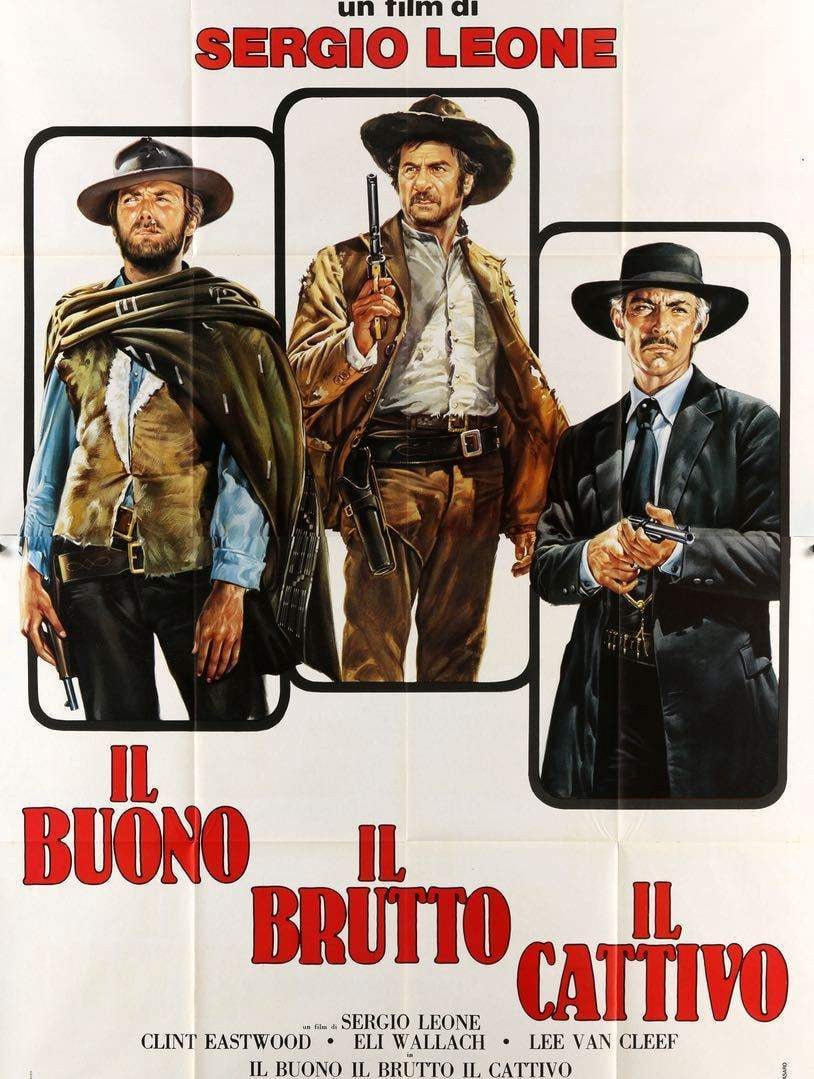 Good, the Bad and the Ugly (1966) original movie poster for sale at Original Film Art - Vintage Movie Posters