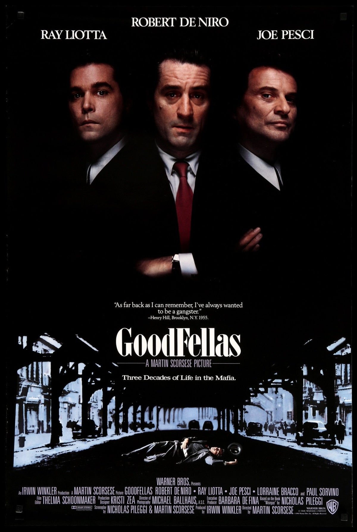 Goodfellas (1990) original movie poster for sale at Original Film Art