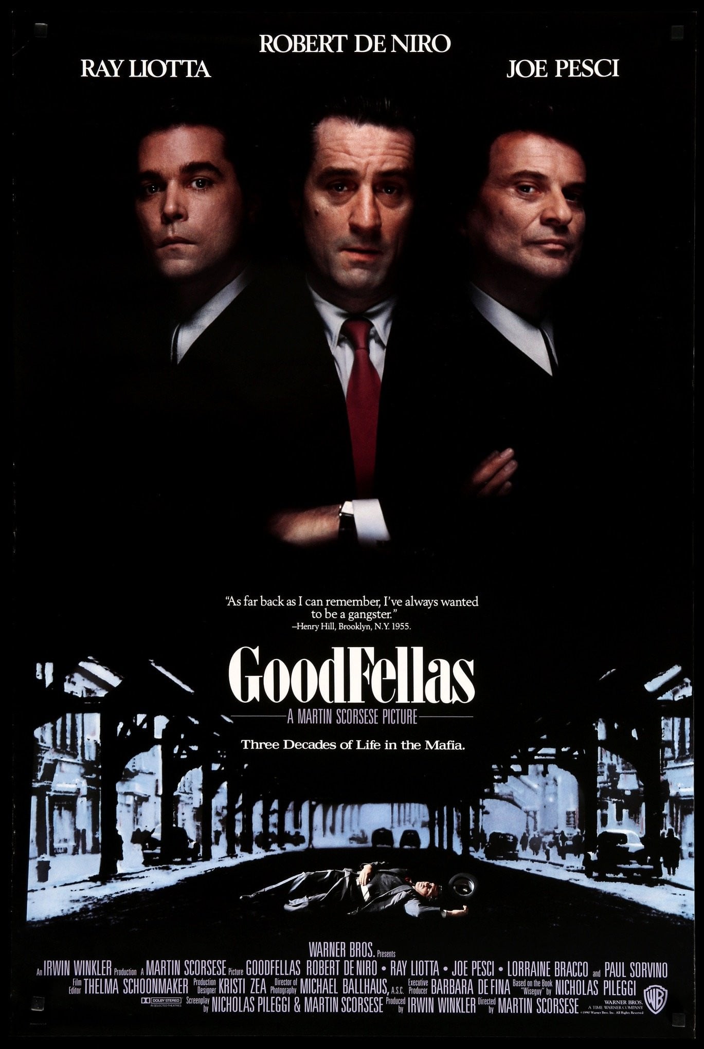 Goodfellas (1990) original movie poster for sale at Original Film Art