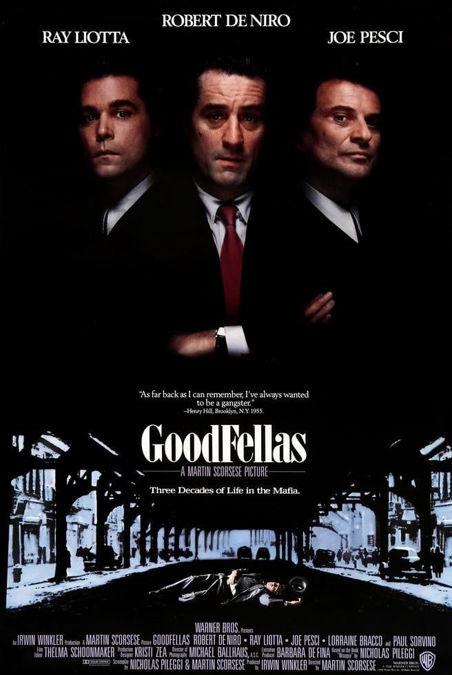 Goodfellas (1990) original movie poster for sale at Original Film Art - Vintage Movie Posters