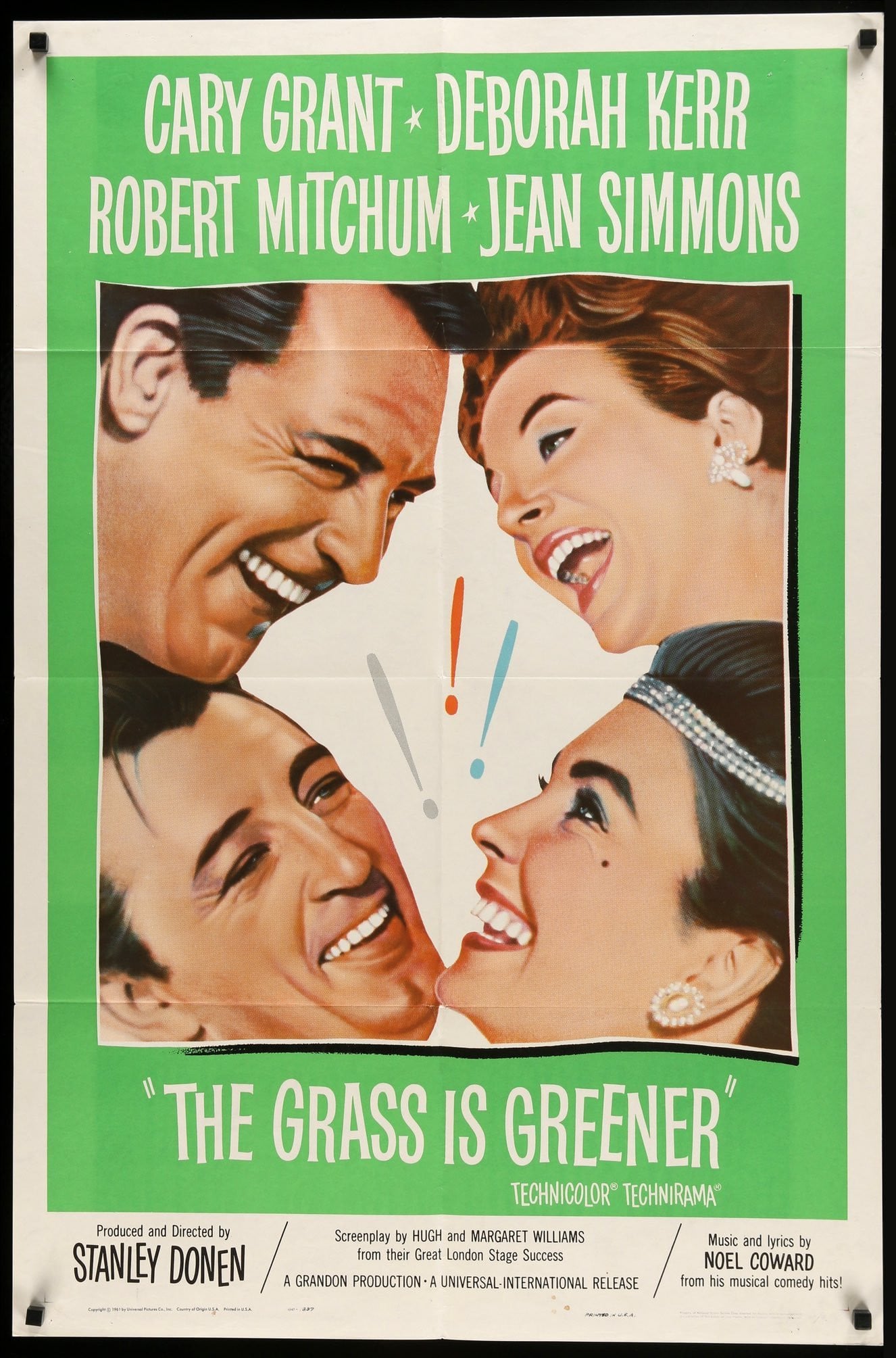 Grass Is Greener (1961) original movie poster for sale at Original Film Art