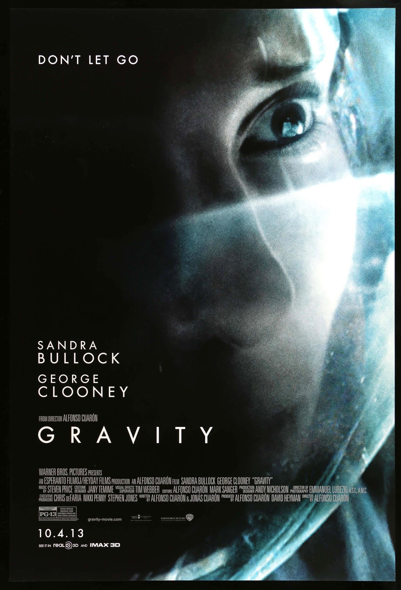 Gravity 2013 Original One Sheet Movie Poster Original Film Art Vintage Movie Posters