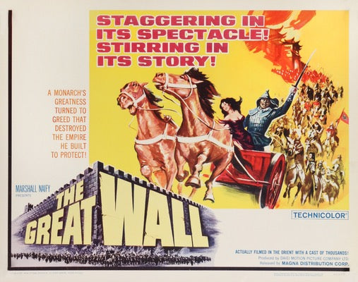 Great Wall (1962) original movie poster for sale at Original Film Art - Vintage Movie Posters