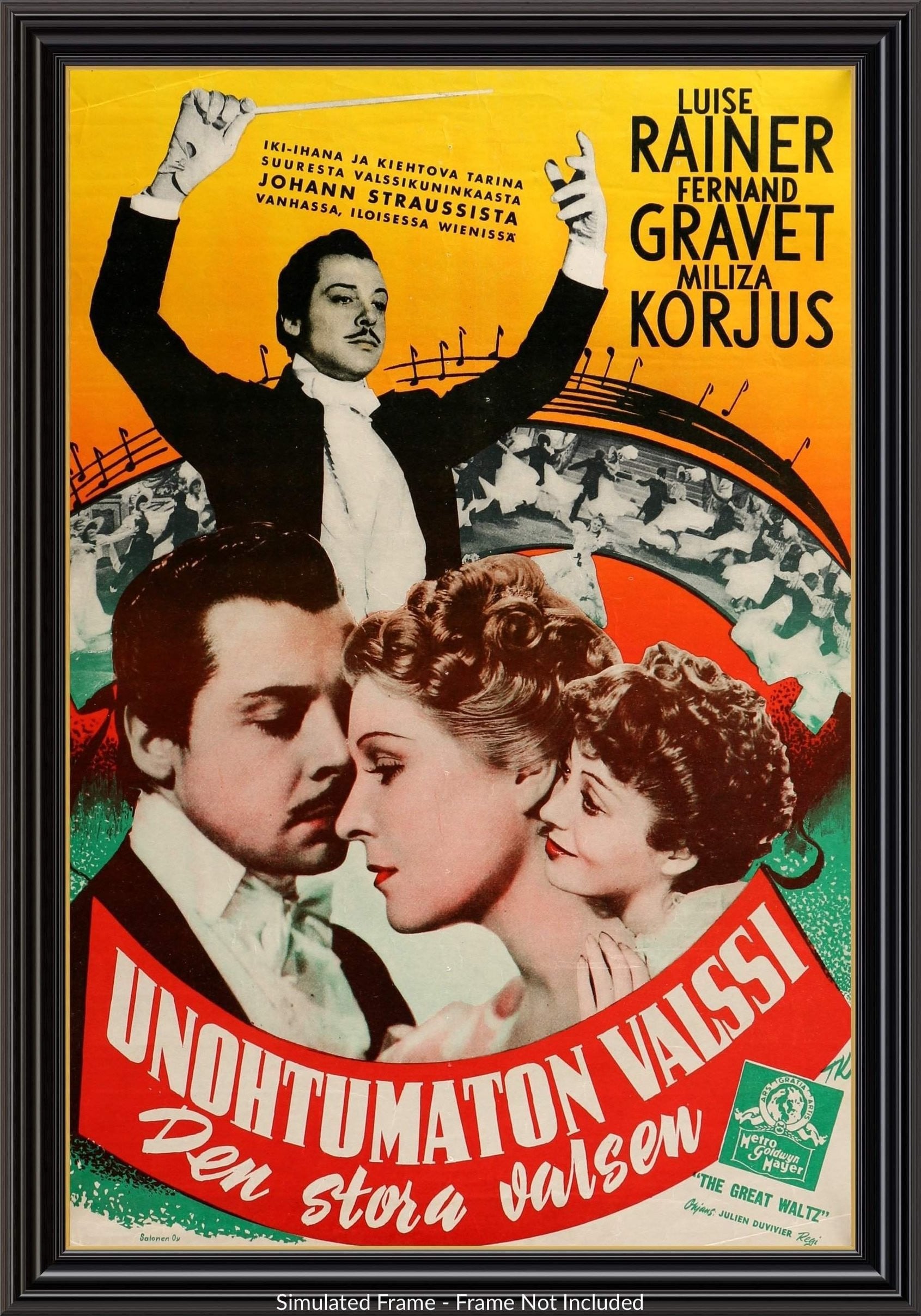 Great Waltz (1938) original movie poster for sale at Original Film Art