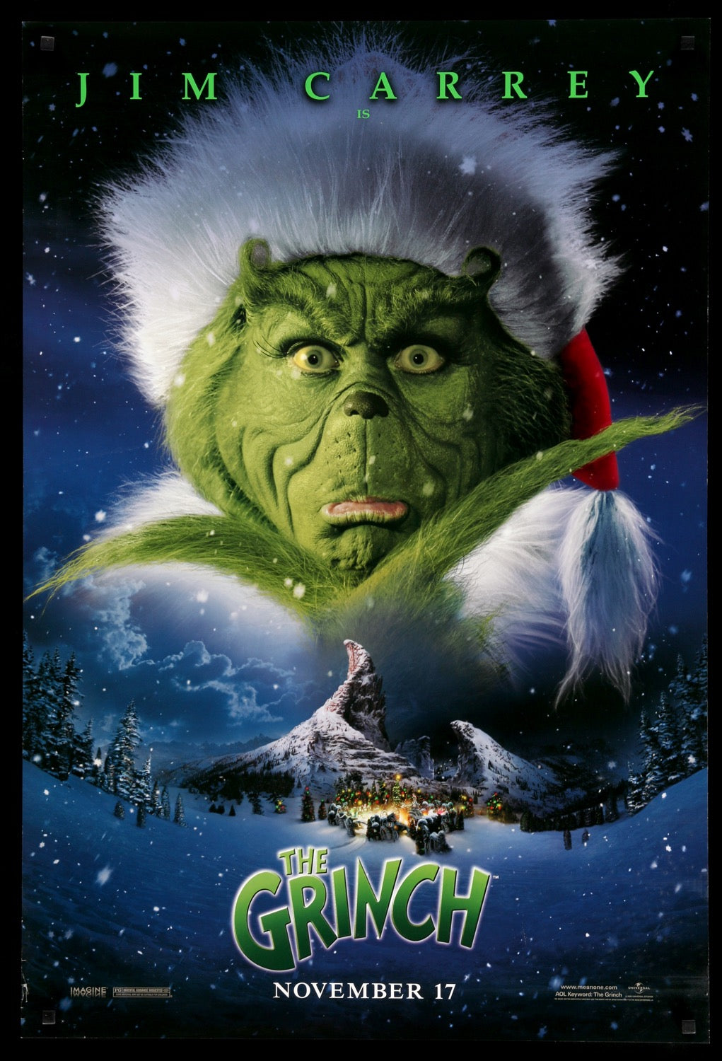 How the Grinch Stole Christmas (2000) original movie poster for sale at Original Film Art - Vintage Movie Posters