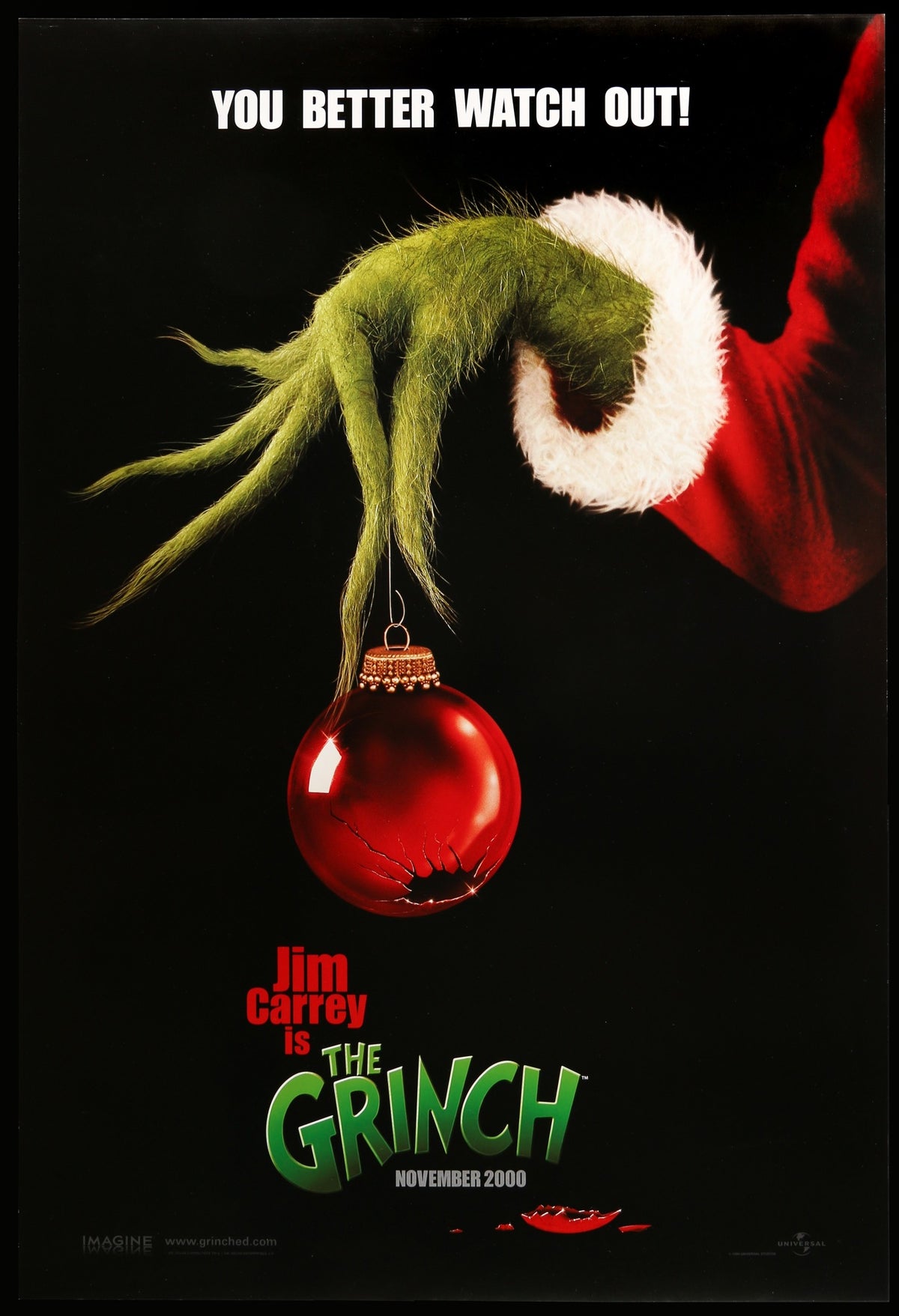 How the Grinch Stole Christmas (2000) original movie poster for sale at Original Film Art