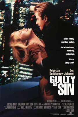 Guilty as Sin (1993) original movie poster for sale at Original Film Art - Vintage Movie Posters