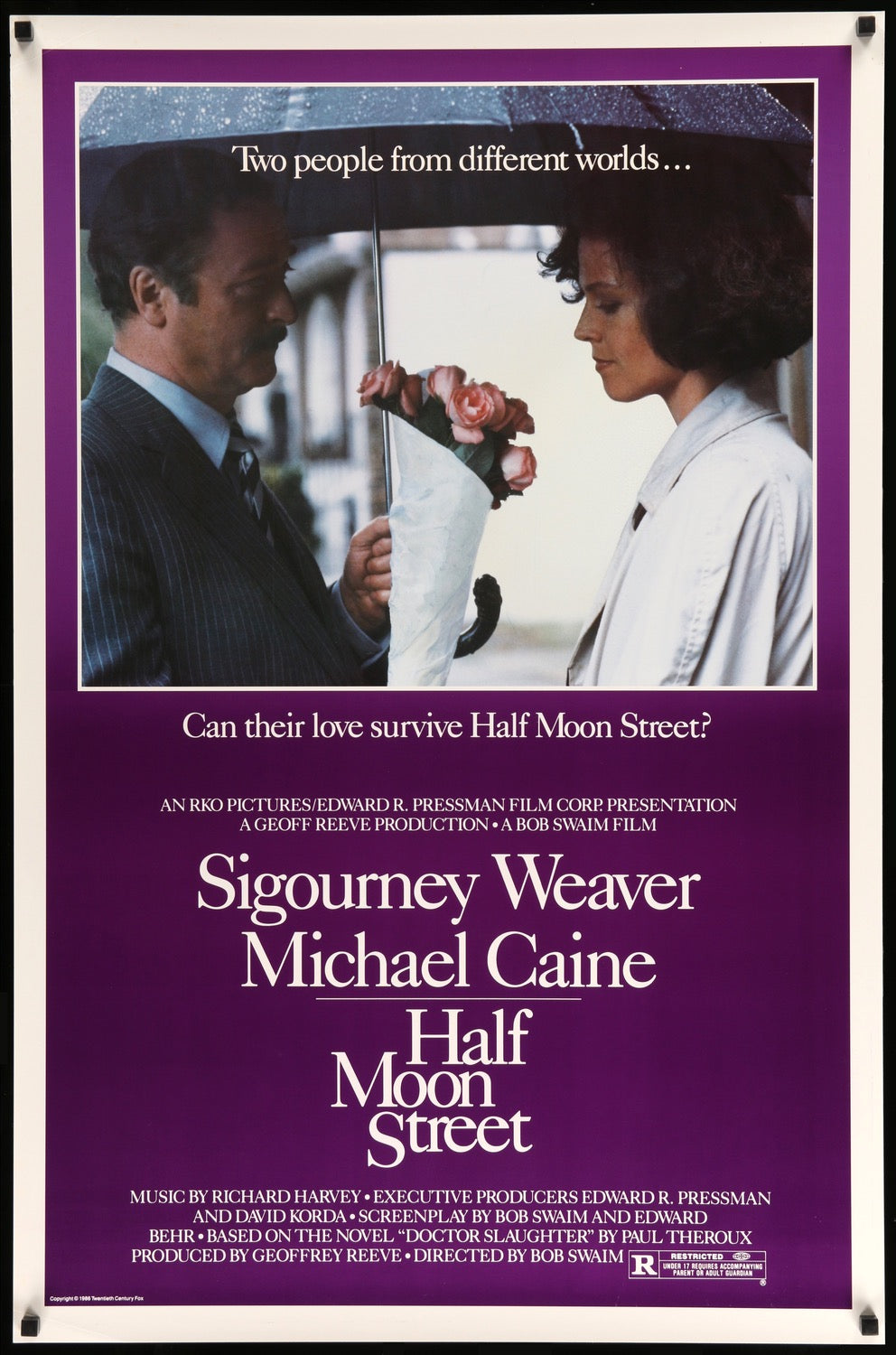 Half Moon Street (1986) original movie poster for sale at Original Film Art - Vintage Movie Posters
