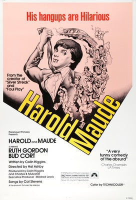 Harold and Maude (1971) original movie poster for sale at Original Film Art - Vintage Movie Posters