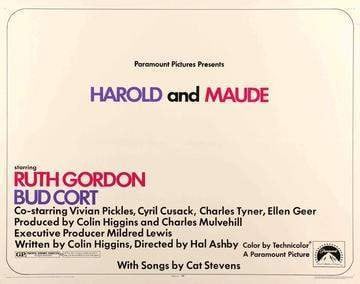 Harold and Maude (1971) original movie poster for sale at Original Film Art - Vintage Movie Posters