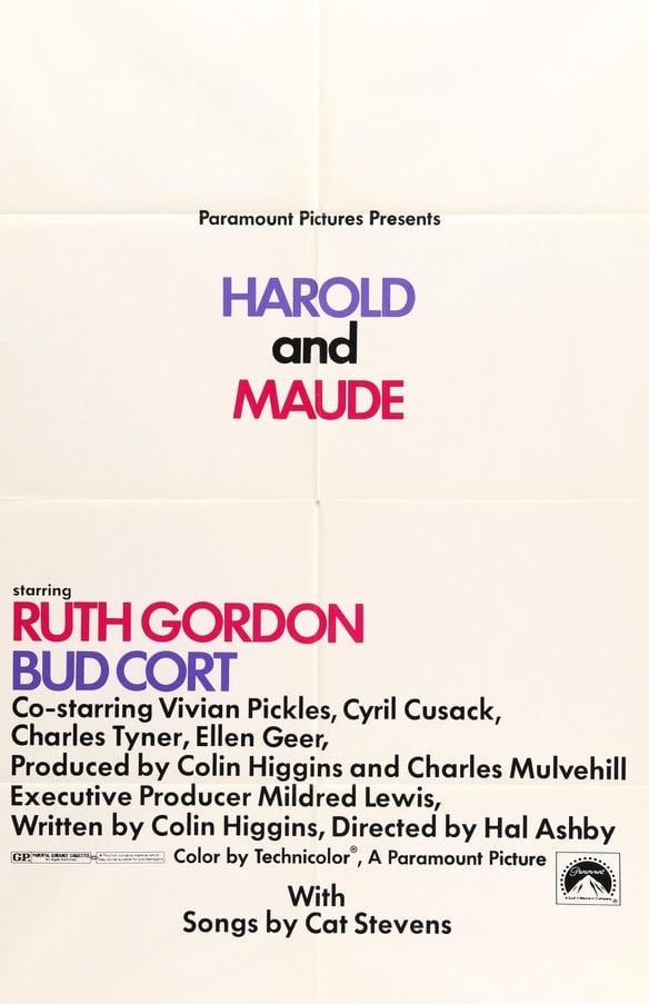 Harold and Maude (1971) original movie poster for sale at Original Film Art - Vintage Movie Posters