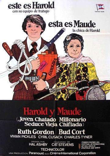 Harold and Maude (1971) original movie poster for sale at Original Film Art - Vintage Movie Posters