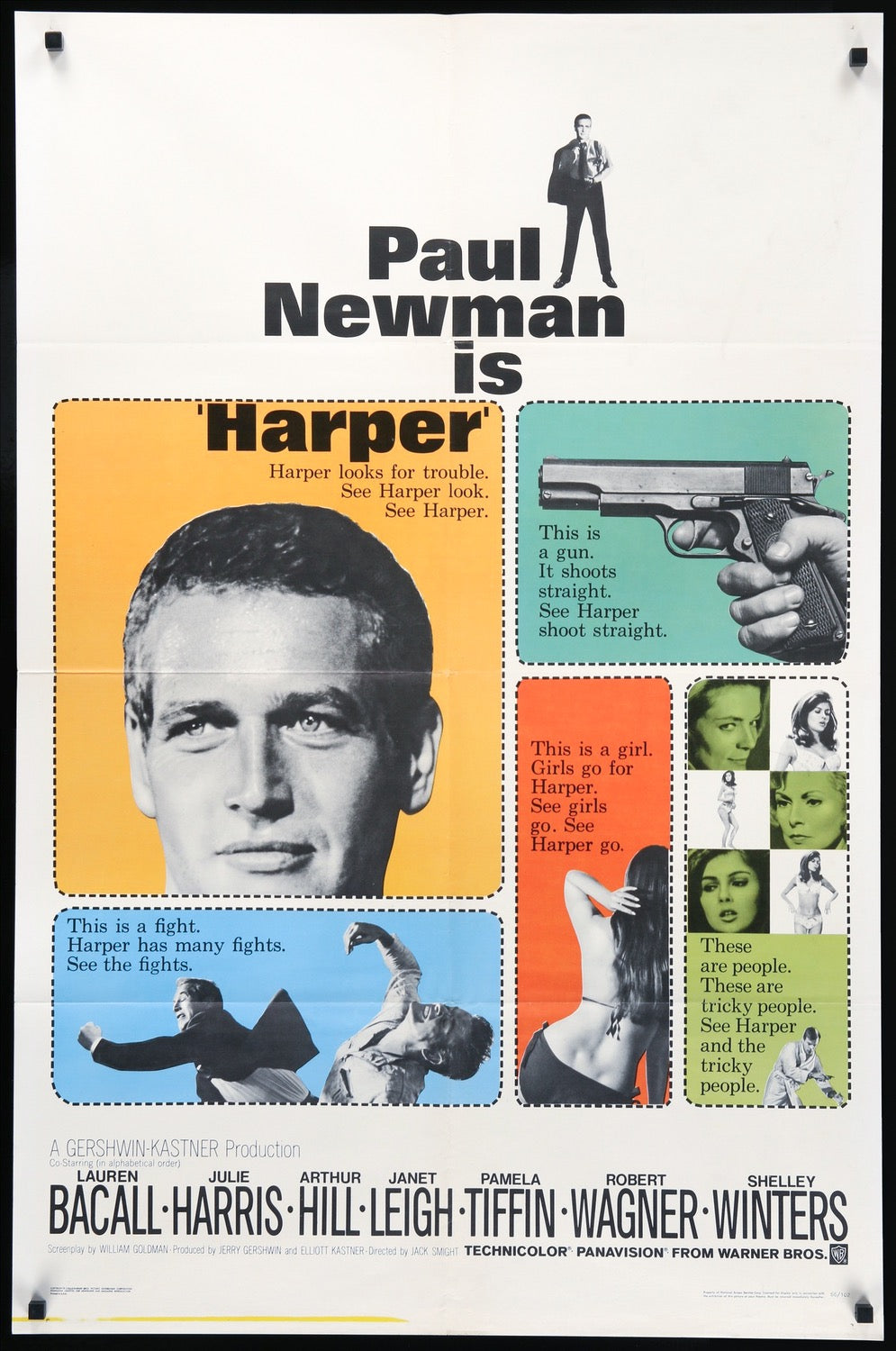 Harper (1966) original movie poster for sale at Original Film Art