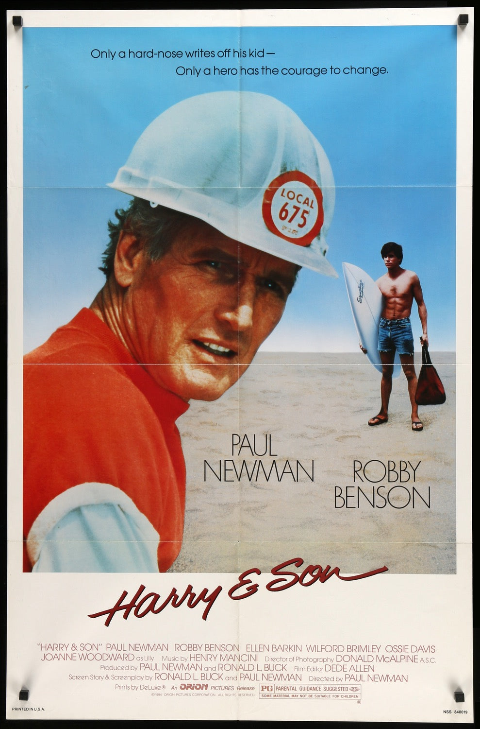 Harry and Son (1984) original movie poster for sale at Original Film Art - Vintage Movie Posters