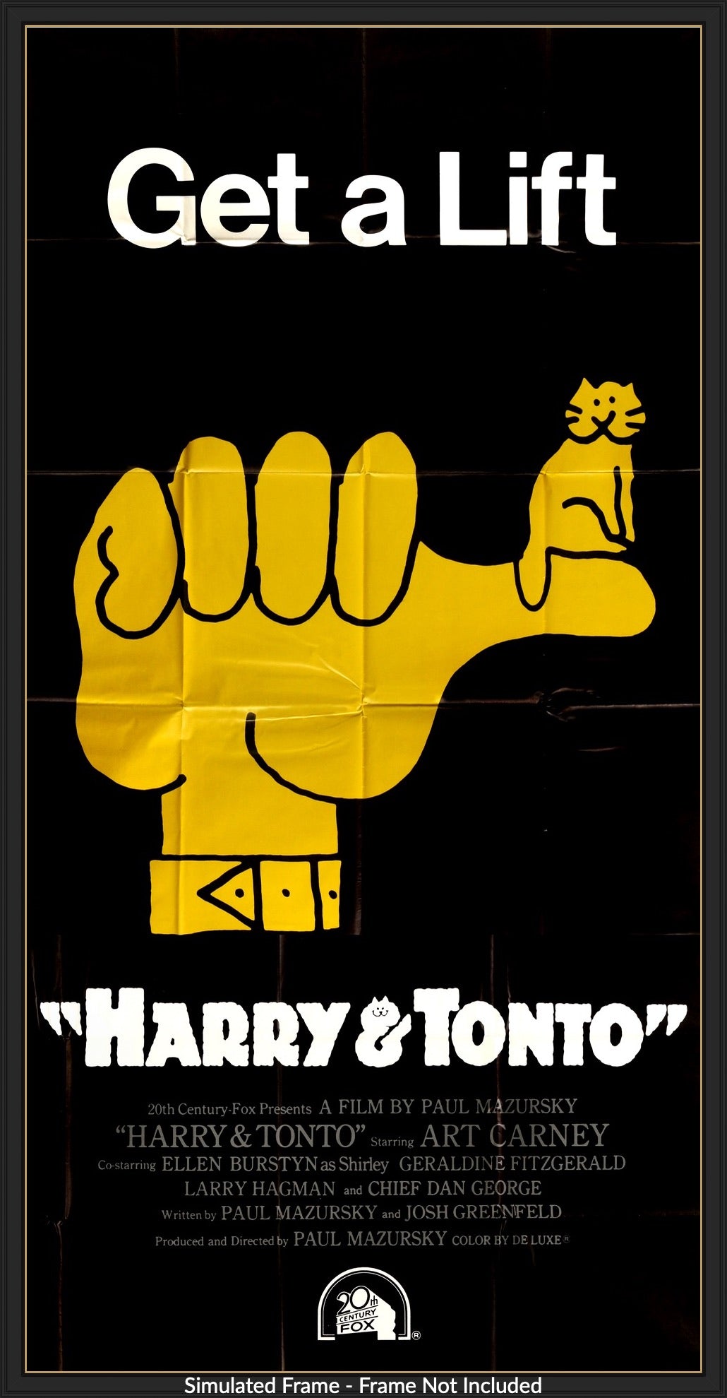 Harry and Tonto (1974) original movie poster for sale at Original Film Art - Vintage Movie Posters