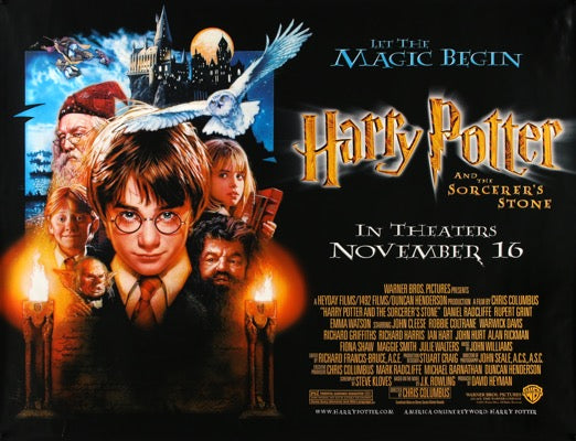 Harry Potter and the Sorcerer's Stone (2001) original movie poster for sale at Original Film Art