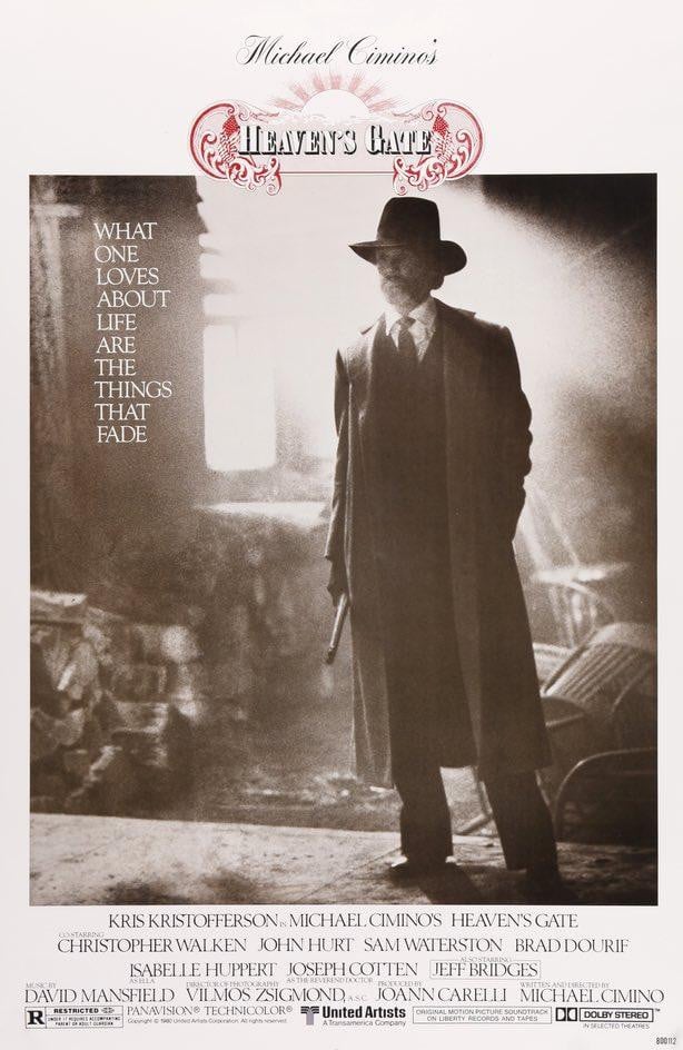 Heaven's Gate (1980) original movie poster for sale at Original Film Art - Vintage Movie Posters