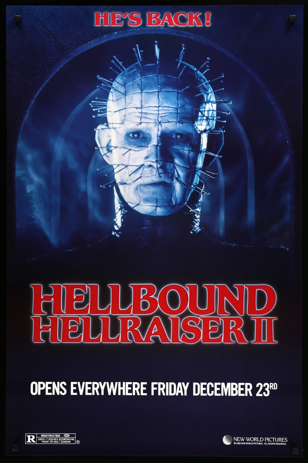 Hellbound - Hellraiser II (1988) original movie poster for sale at Original Film Art