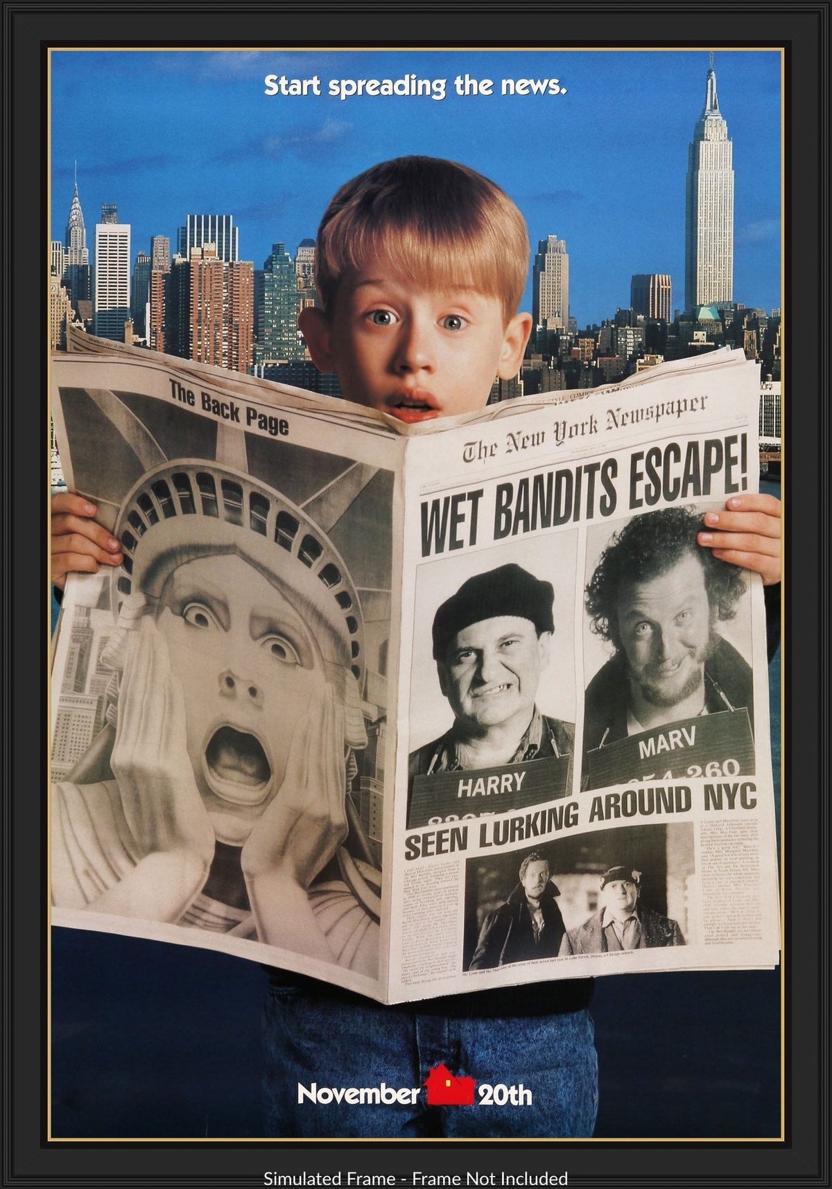 Home Alone 2 (1992) original movie poster for sale at Original Film Art - Vintage Movie Posters